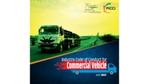 an image with a truck on road that reads ‘FICCI Industry code of conduct for commercial vehicle.