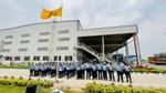 A group of HUL employees at one of the Companies factory sites pledging for safety.